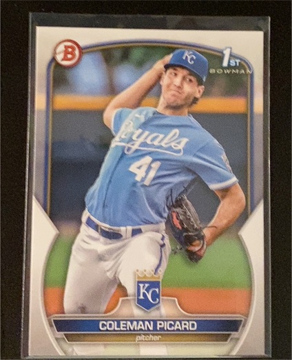 2023 Bowman Draft Chrome #BDC-161 Coleman Picard — front