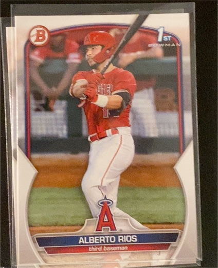2023 Bowman Draft Chrome #BDC-168 Alberto Rios — front