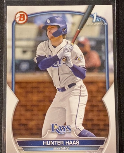 2023 Bowman Draft #BD-160 Hunter Haas — front