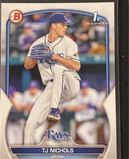 2023 Bowman Draft #BD-153 TJ Nichols — front