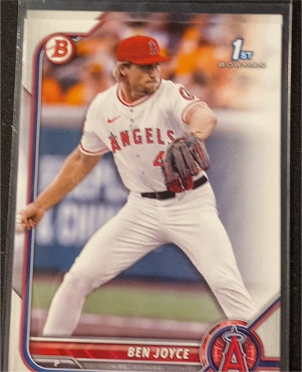 2022 Bowman Draft #BD-109 Ben Joyce — front