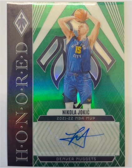 2023-24 Panini Phoenix Honored #H-JKC Nikola Jokic — front