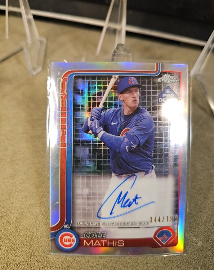 2025 Topps Pro Debut Chrome #PDC-43 Cole Mathis — front