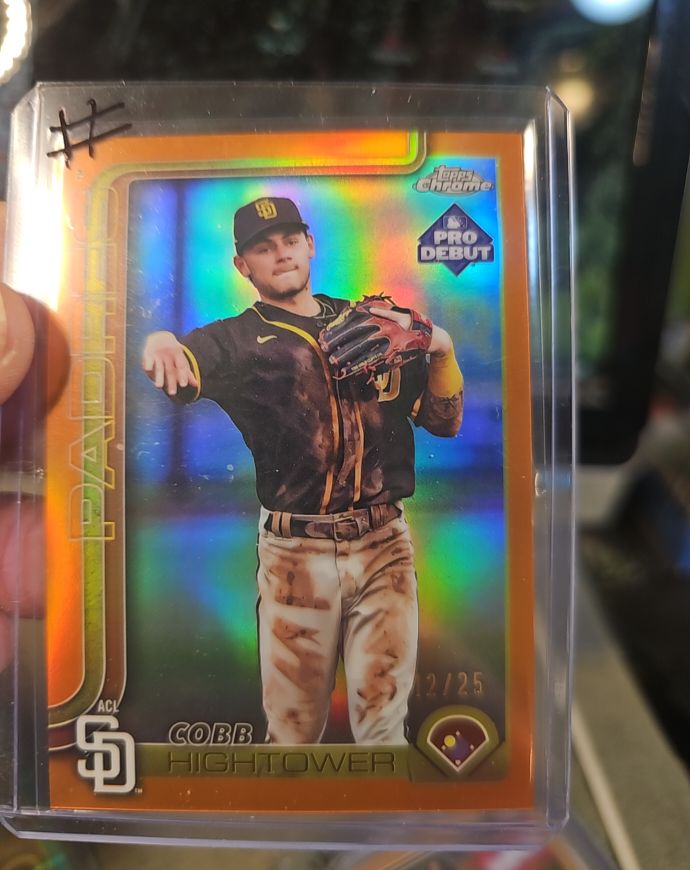 2025 Topps Pro Debut Chrome #PDC-75 Cobb Hightower — front