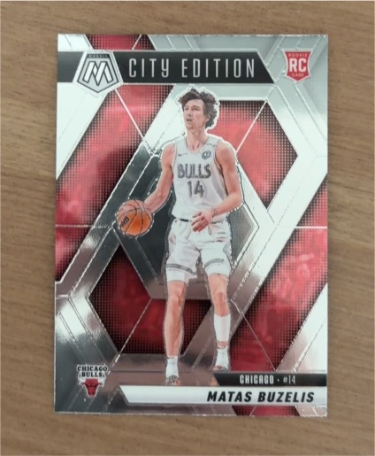 2024-25 Panini Mosaic City Edition #273 Matas Buzelis — front