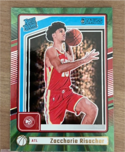 2024-25 Donruss #219 Zaccharie Risacher — front