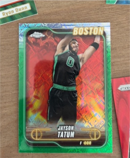 2024-25 Topps Chrome #51 Jayson Tatum — front