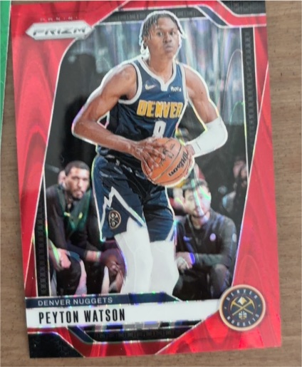 2024-25 Panini Prizm #133 Peyton Watson — front