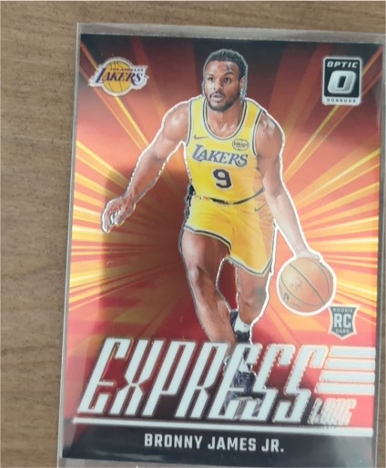 2024-25 Panini Donruss Optic #4 Bronny James Jr. Express Lane — front