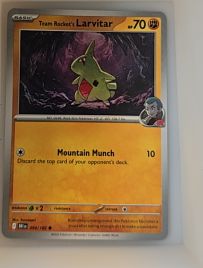 2025 Pokémon SV10: Destined Rivals #094 Team Rocket's Larvitar — front