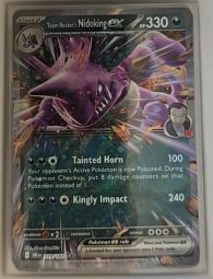 2022 Pokémon TCG SV10: Destined Rivals #119 Team Rocket's Nidoking EX — front