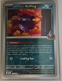 2023 Pokémon SV10: Destined Rivals #125 Team Rocket's Koffing — front