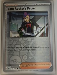 2025 Pokémon SV10: Destined Rivals #176 Team Rocket's Petrel — front