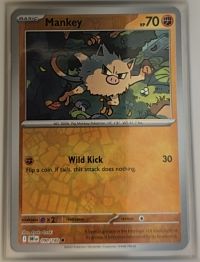 2023 Pokémon SV10: Destined Rivals #090 Mankey — front