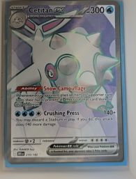 2023 Pokémon #210 Cetitan EX — front