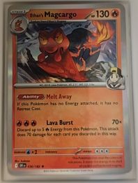 2025 Pokémon Scarlet & Violet Destined Rivals #036 Ethan's Magcargo — front