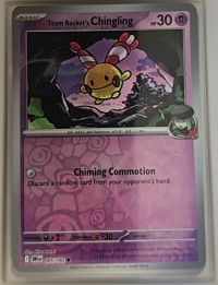 2025 Pokémon SV10: Destined Rivals #085 Team Rocket's Chingling — front