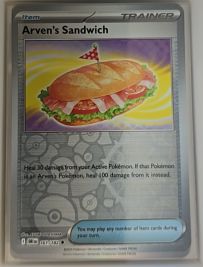 2025 Pokémon SV10: Destined Rivals #161 Arven's Sandwich — front