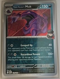 2025 Pokémon TCG SV10: Destined Rivals #124 Team Rocket's Muk — front