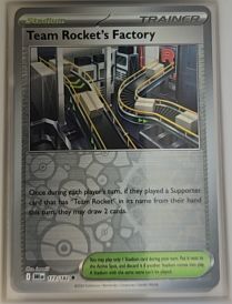 2025 Pokémon SV10: Destined Rivals #173 Team Rocket's Factory — front