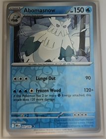 2025 Pokémon SV10: Destined Rivals #060 Abomasnow — front