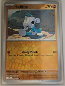 2025 Pokémon SV10: Destined Rivals #099 Meditite — front