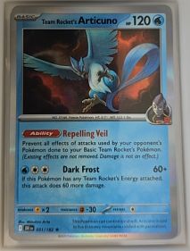 2024 Pokémon SV10: Destined Rivals #051 Team Rocket's Articuno — front