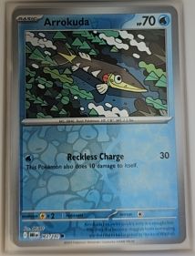 2023 Pokémon SV10: Destined Rivals #062 Arrokuda — front