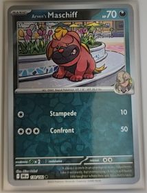 2023 Pokémon SV10: Destined Rivals #138 Arven's Maschiff — front