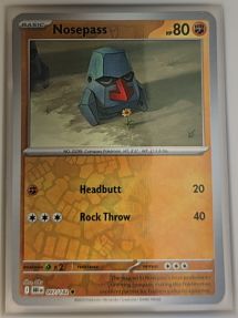 2024 Pokémon SV10: Destined Rivals #097 Nosepass Reverse Holo — front