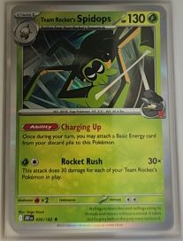 2025 Pokémon TCG SV10: Destined Rivals #020 Team Rocket's Spidops — front