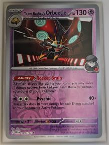 2023 Pokémon SV10: Destined Rivals #089 Team Rocket's Orbeetle — front