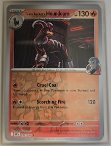2025 Pokémon SV10 #038 Team Rocket's Houndoom — front