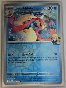 2025 Pokémon SV10: Destined Rivals #053 Cynthia's Milotic — front