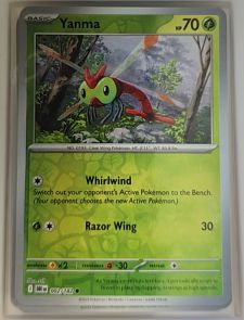 2025 Pokemon SV10: Destined Rivals #002 Yanma — front
