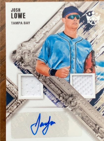 2022 Panini Diamond Kings DK Materials Signatures #DMS-JL Josh Lowe — front