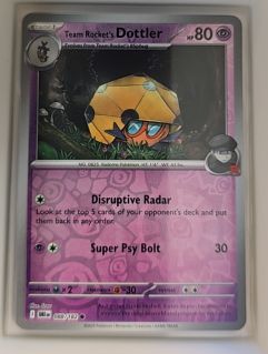 2023 Pokémon SV10: Destined Rivals #088 Team Rocket's Dottler — front