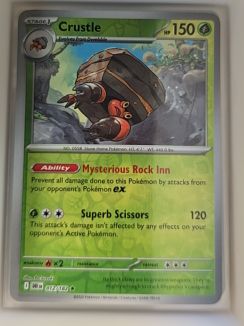 2023 Pokémon SV10: Destined Rivals #012 Crustle — front