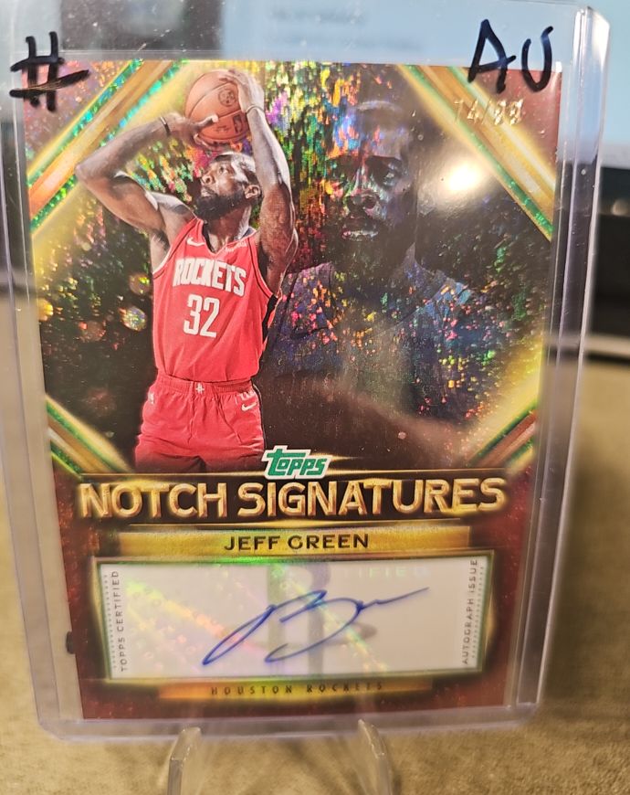 2025-26 Topps Notch Signatures #TNS-JG Jeff Green — front