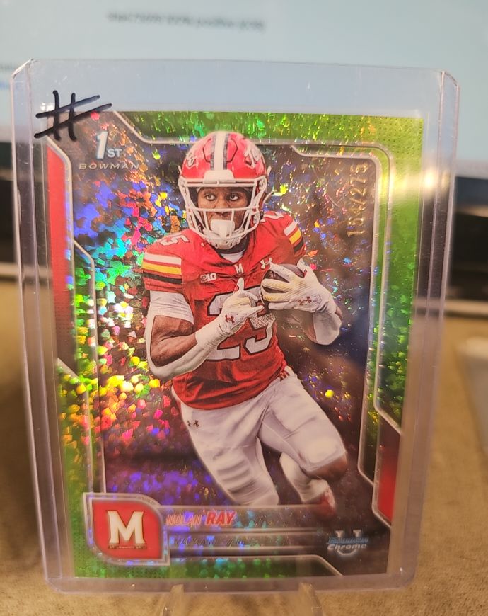 2025 Bowman University Chrome #77 Nolan Ray — front