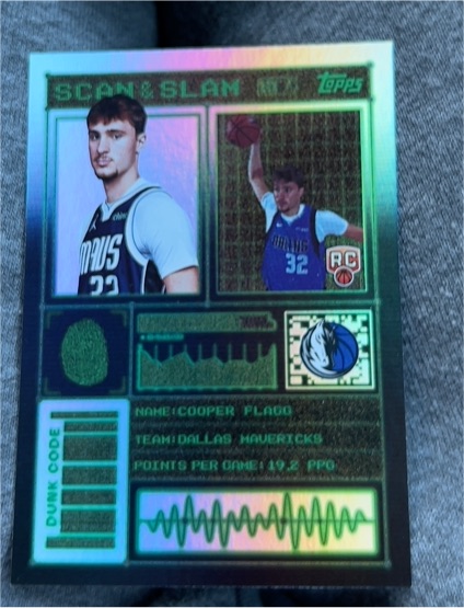 2025-26 Topps Scan & Slam #SS-26 Cooper Flagg — front