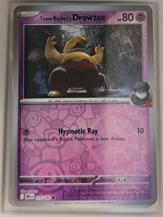 2023 Pokemon SV10: Destined Rivals #079 Team Rocket's Drowzee — front