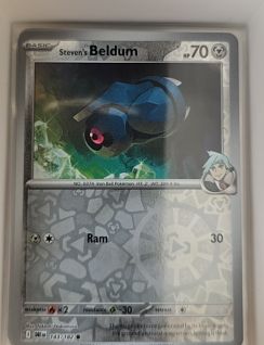 2025 Pokémon SV10: Destined Rivals #143 Steven's Beldum — front