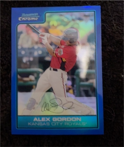2006 Bowman Chrome #FG33 Alex Gordon — front