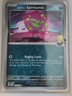 2025 Pokémon TCG SV10: Destined Rivals #129 Cynthia's Spiritomb — front