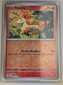 2025 Pokémon SV10: Destined Rivals #029 Ponyta — front