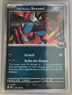 2024 Pokemon Scarlet & Violet SV10: Destined Rivals #128 Team Rocket's Sneasel — front