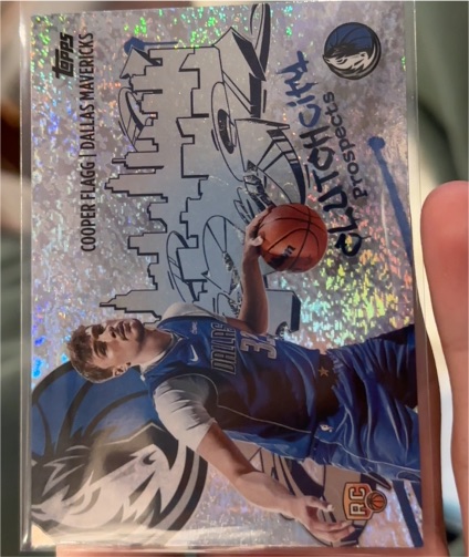 2025-26 Topps Clutch City Prospects #CC-1 Cooper Flagg — front