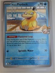 2025 Pokémon Scarlet & Violet Destined Rivals #45 Misty's Psyduck — front
