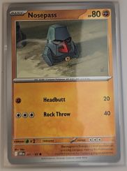 2025 Pokémon SV10: Destined Rivals #097 Nosepass — front